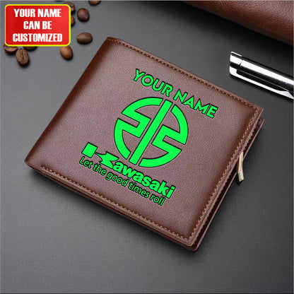Personalized KW Q2 Leather Wallet Q010312