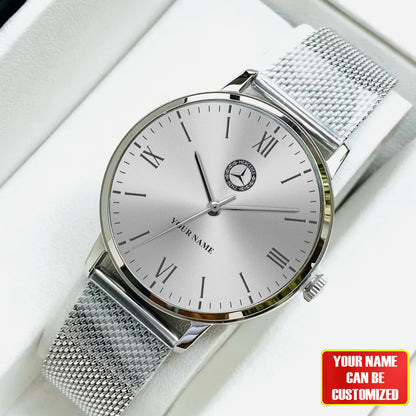 Personalized Merc Stainless Steel Watch Men Women P040309