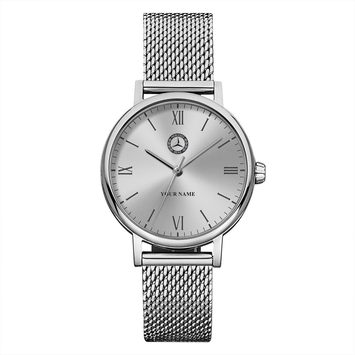 Personalized Merc Stainless Steel Watch Men Women P040309