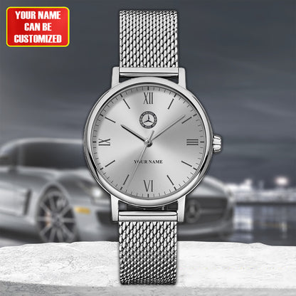 Personalized Merc Stainless Steel Watch Men Women P040309