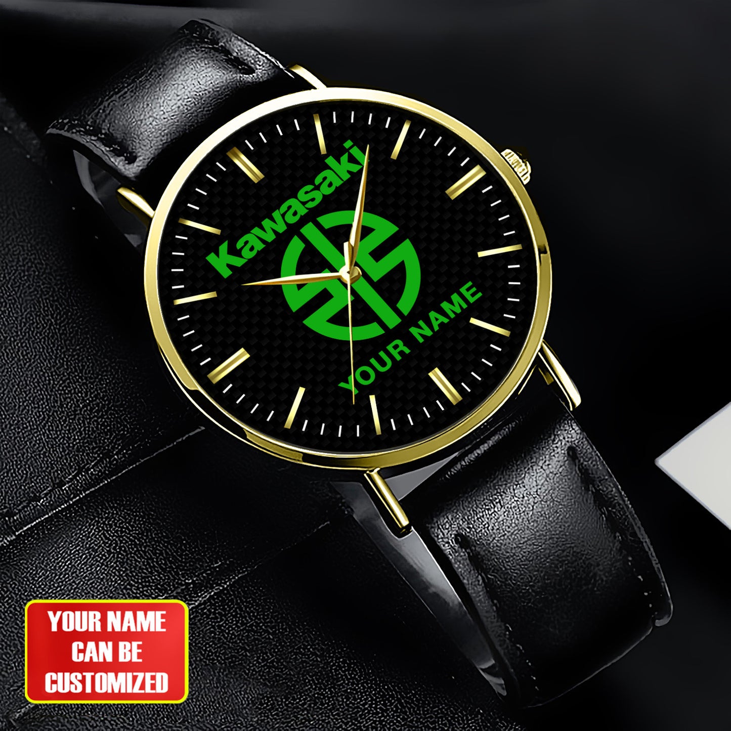 Personalized KW Quartz Leather Watch S120306