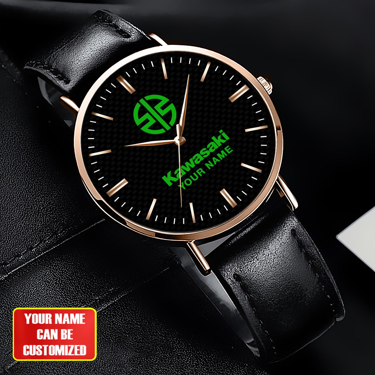 Personalized KW Quartz Leather Watch S120307
