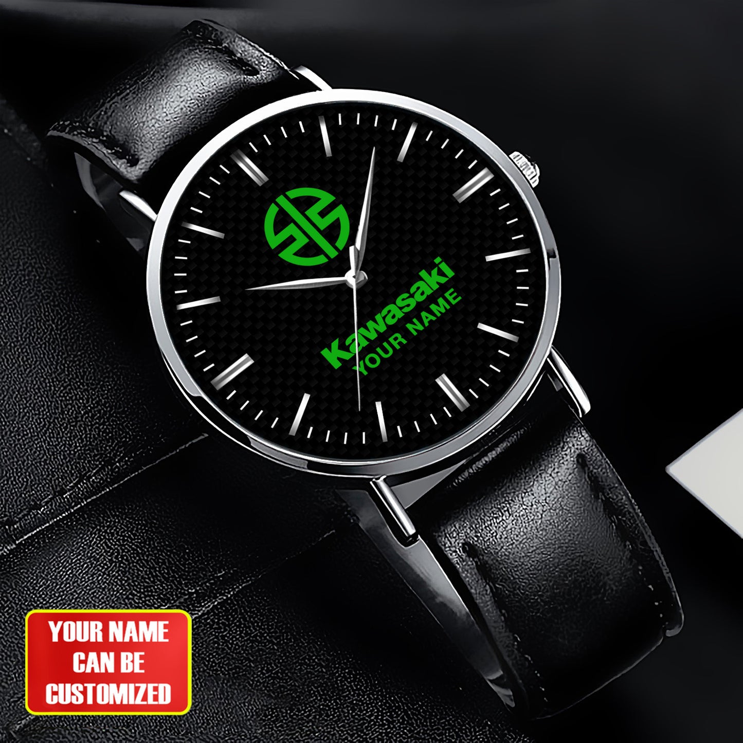 Personalized KW Quartz Leather Watch S120307