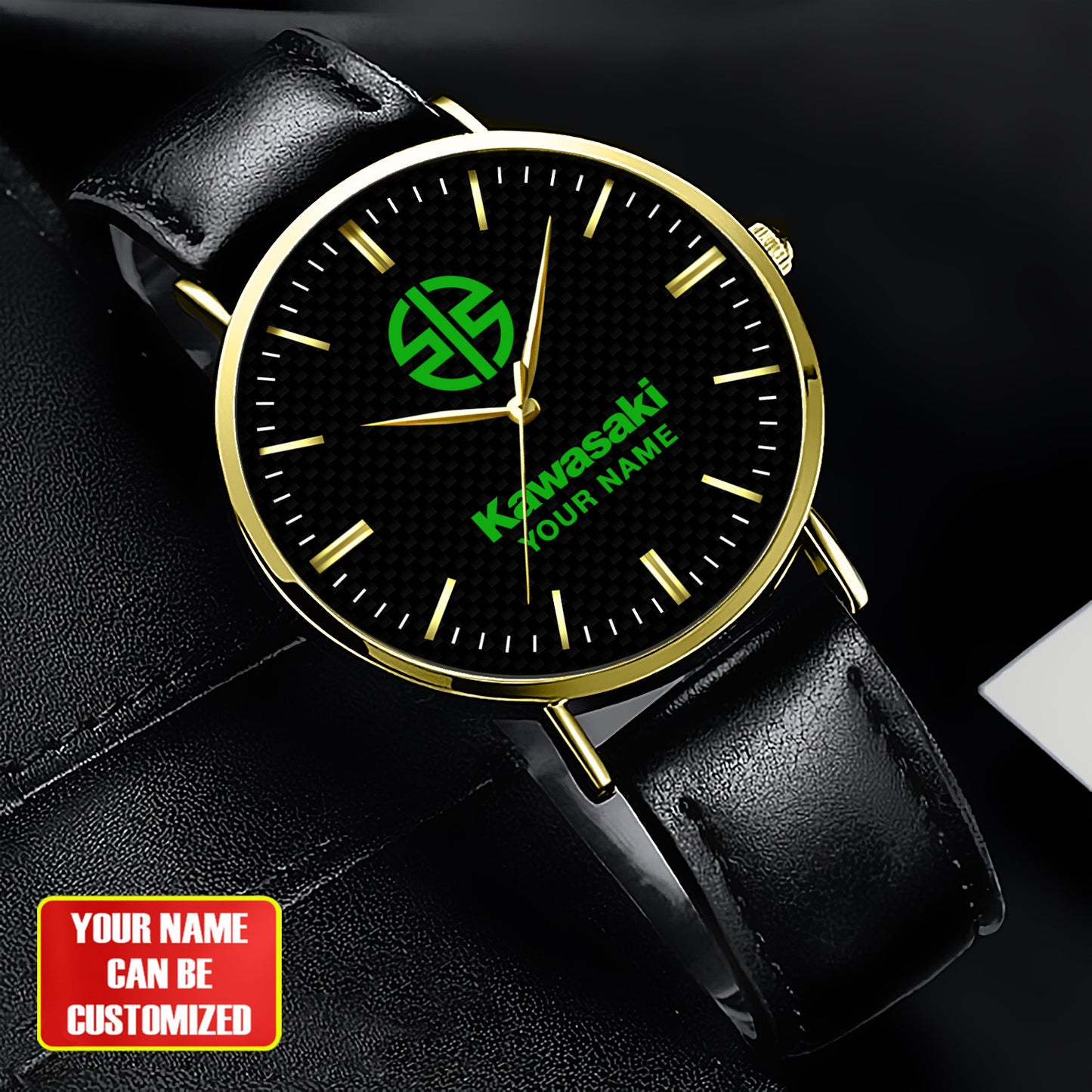 Personalized KW Quartz Leather Watch S120307