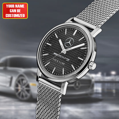 Personalized Merc AMG Stainless Steel Watch Men Women Q140303