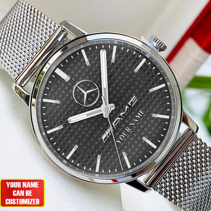 Personalized Merc AMG Stainless Steel Watch Men Women Q140303