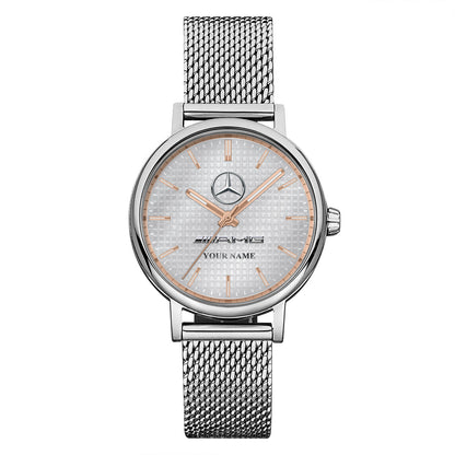 Personalized Merc AMG Stainless Steel Watch Men Women Q140303