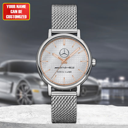 Personalized Merc AMG Stainless Steel Watch Men Women Q140303