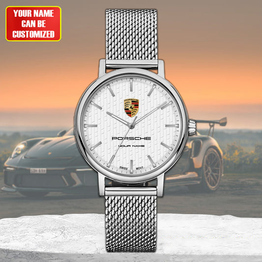 Personalized Pors Stainless Steel Watch Men Women P130301