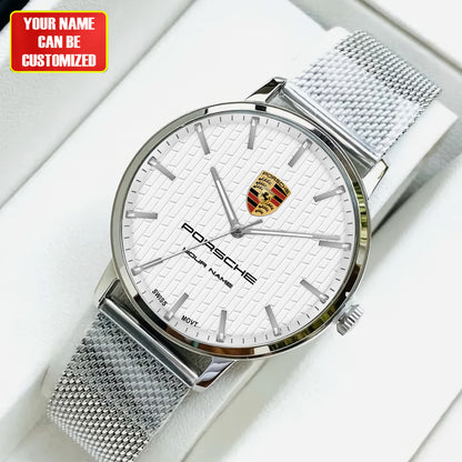 Personalized Pors Stainless Steel Watch Men Women P130301