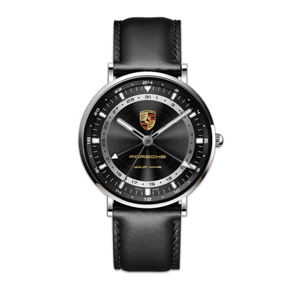 Personalized Pors Quartz Leather Watch P190302