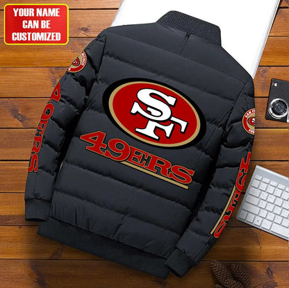 Personalized SF49 Puffer Jacket v2 P220301