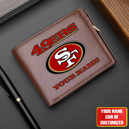 Personalized SF49 Leather Wallet S230305