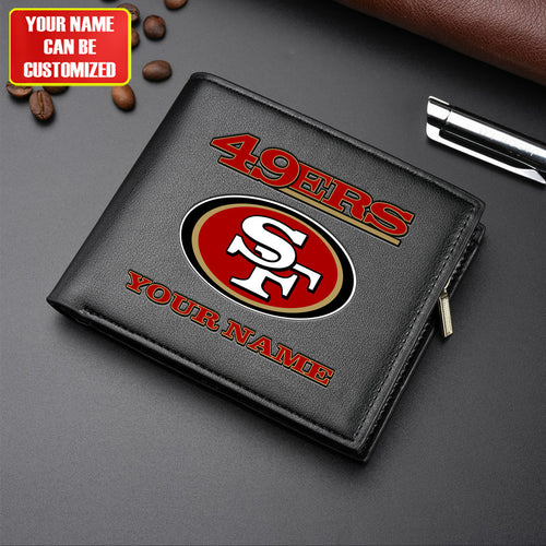 Personalized SF49 Leather Wallet S230305