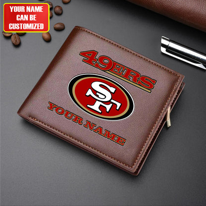 Personalized SF49 Leather Wallet S230305