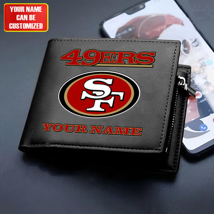 Personalized SF49 Leather Wallet S230305