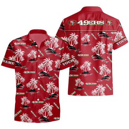 Personalized SF49 Tropical Hawaii Shirt Beach Short Q220303