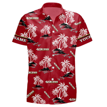 Personalized SF49 Tropical Hawaii Shirt Beach Short Q220303