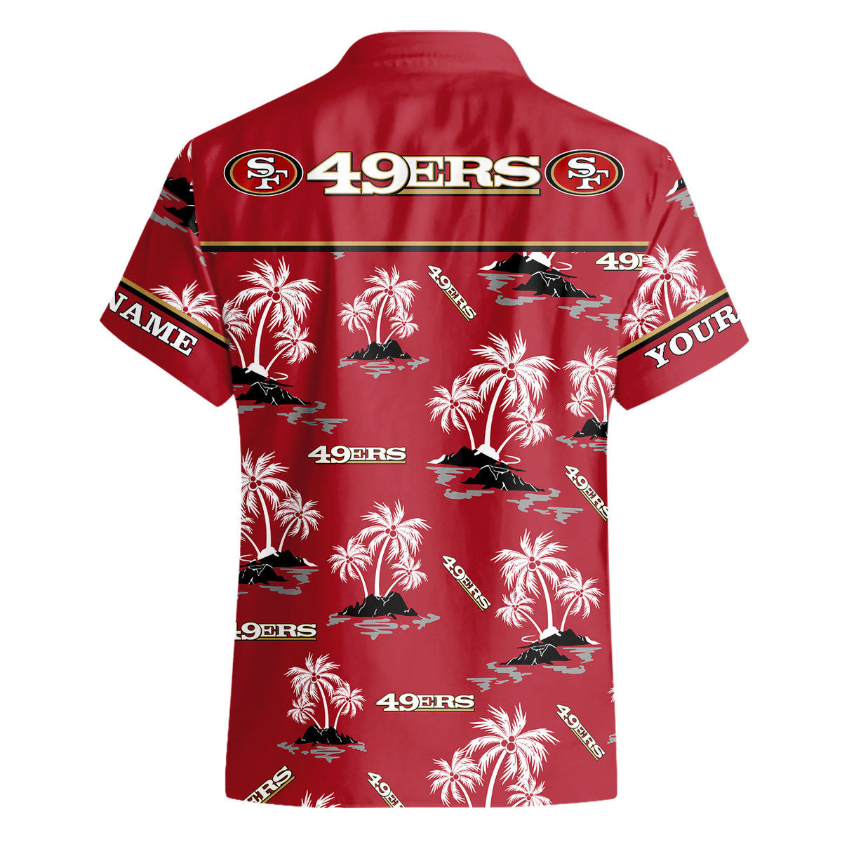 Personalized SF49 Tropical Hawaii Shirt Beach Short Q220303