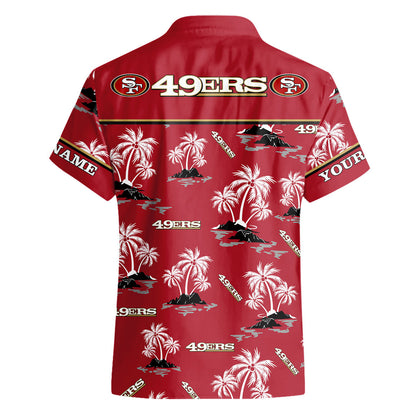 Personalized SF49 Tropical Hawaii Shirt Beach Short Q220303