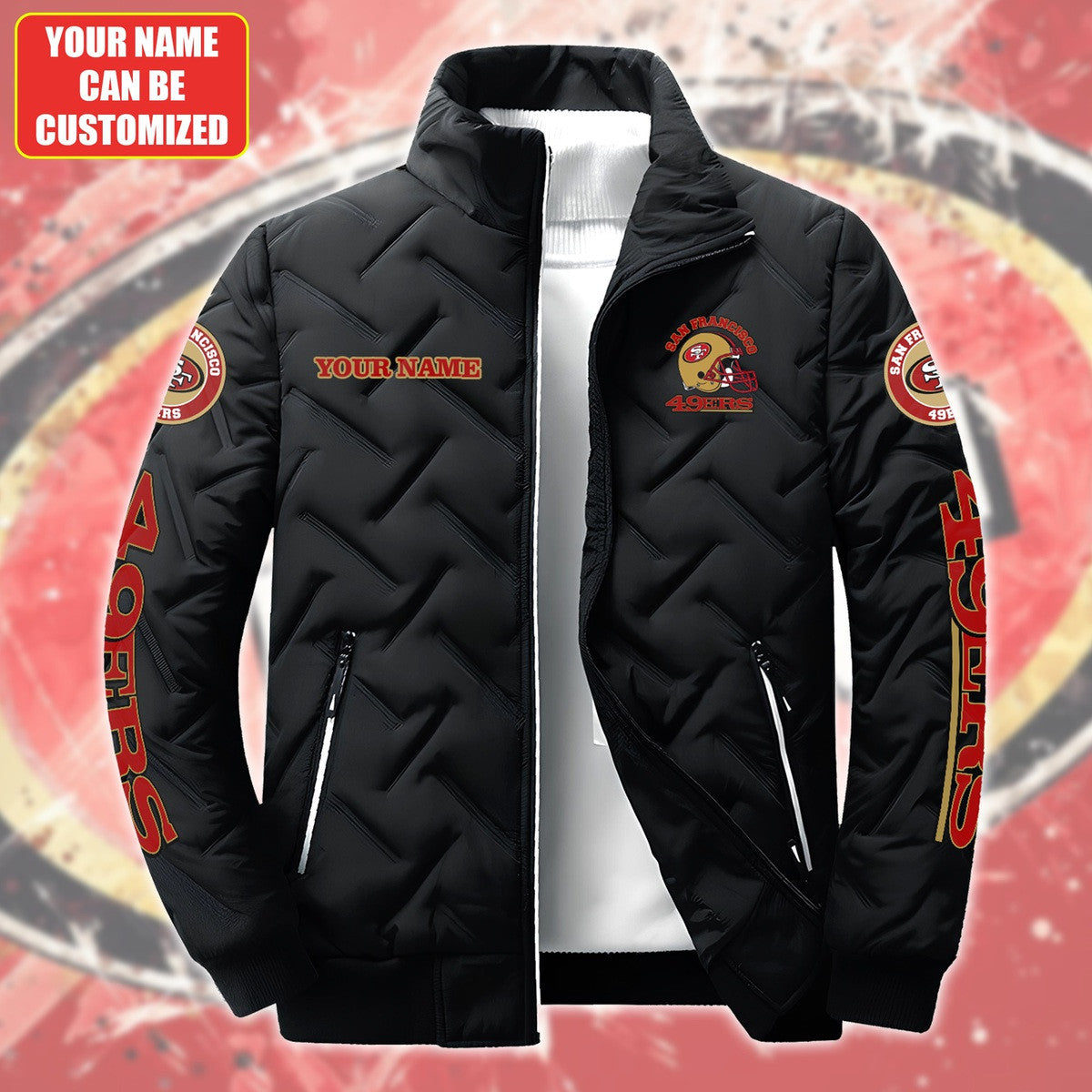 Personalized SF49 Puffer Jacket S230302