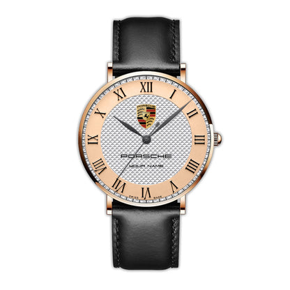 Personalized Pors Luxury Quartz Leather Watch P220310
