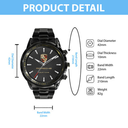 Personalized Pors Boss Stainless Steel Watch P260303