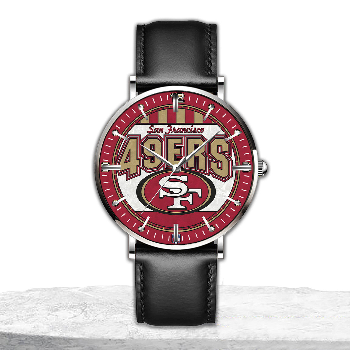 Personalized SF49 Quartz Leather Watch Q230304