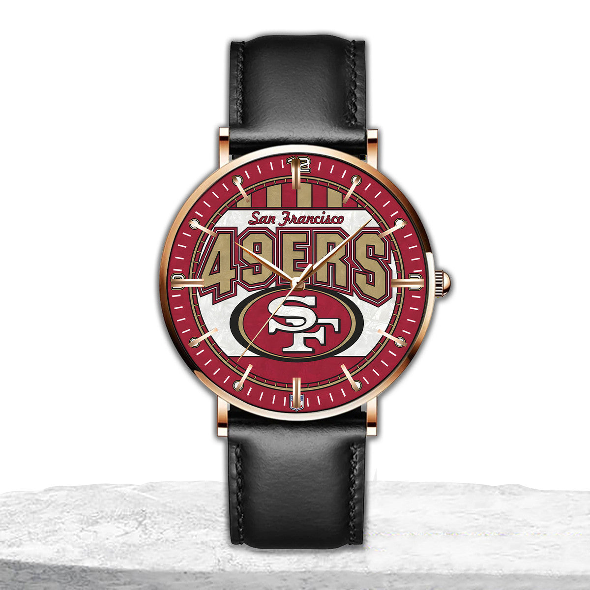 Personalized SF49 Quartz Leather Watch Q230304