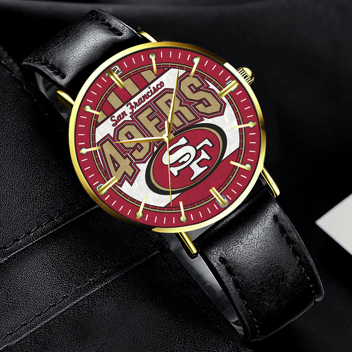 Personalized SF49 Quartz Leather Watch Q230304