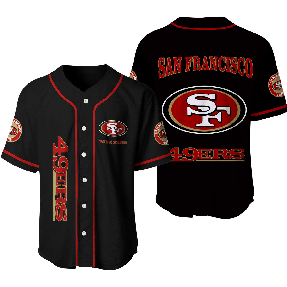 Personalized SF49 - Baseball Jersey Shirt 3D S270301