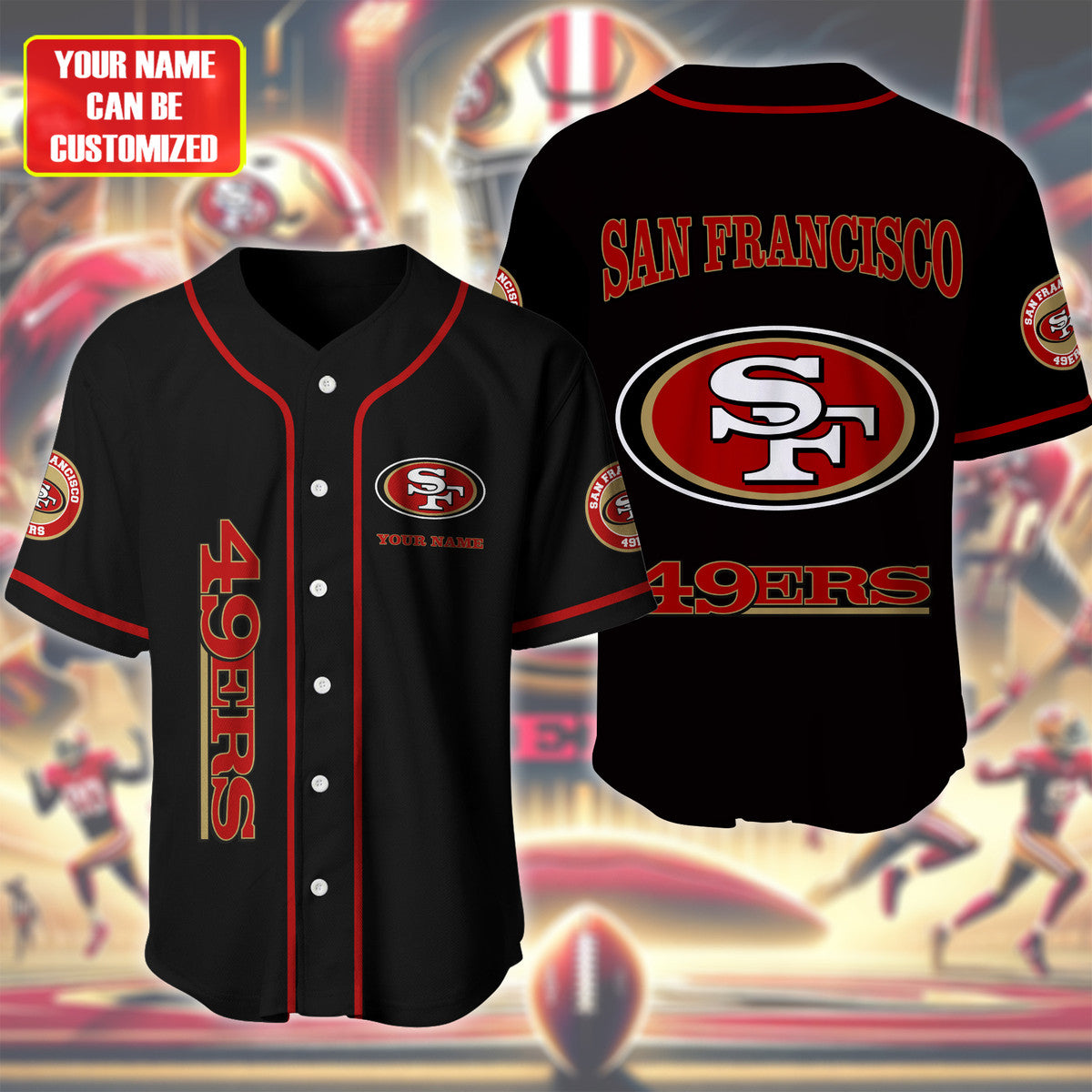 Personalized SF49 - Baseball Jersey Shirt 3D S270301