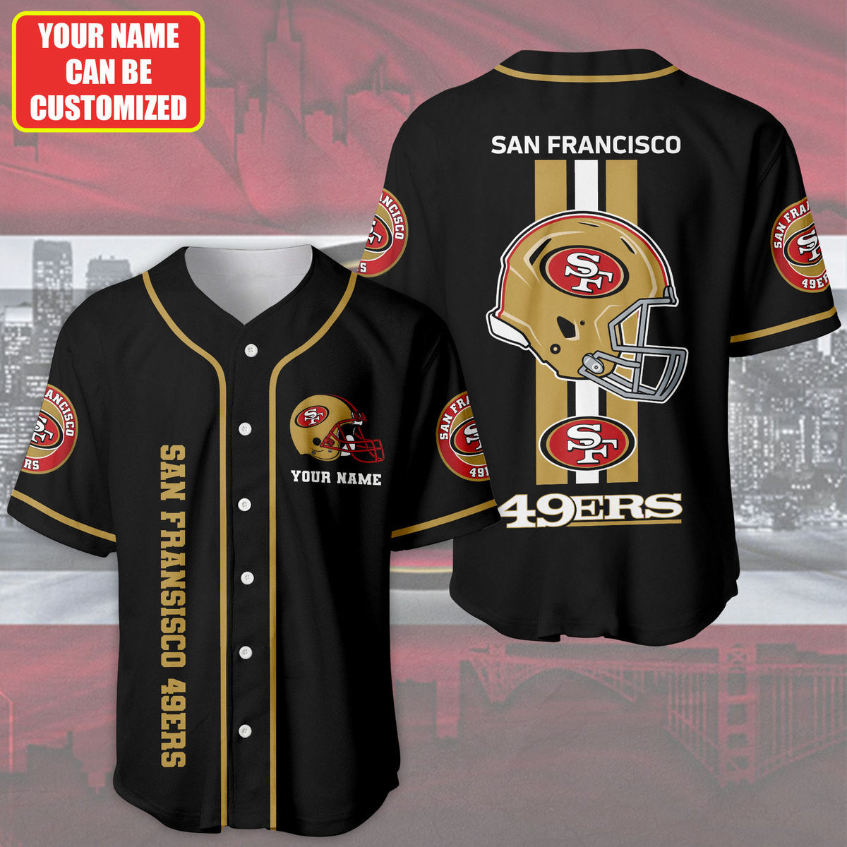 Personalized SF49 Q2 - Baseball Jersey Shirt 3D Q290307