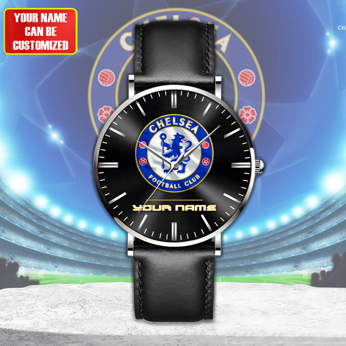 Personalized CFC Quartz Leather Watch Q110402