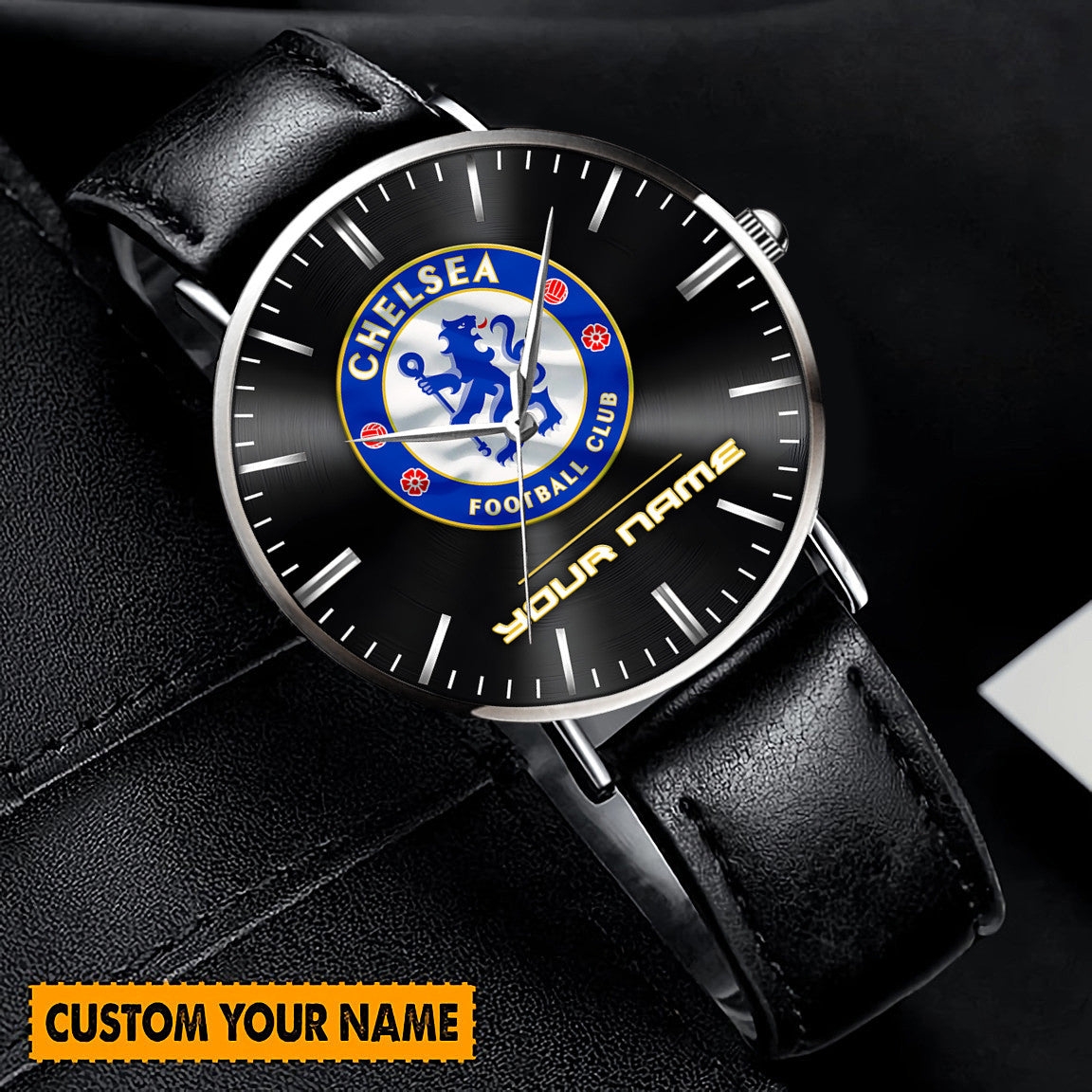 Personalized CFC Quartz Leather Watch Q110402