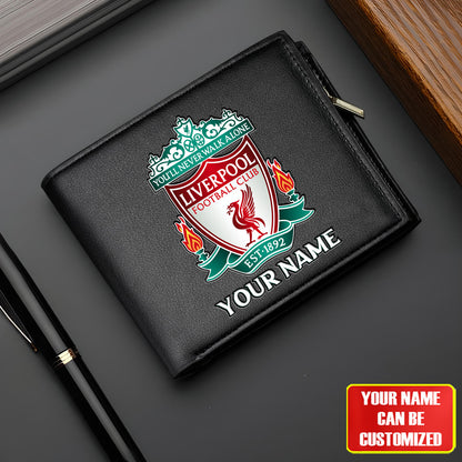 Personalized Liverpool Leather Wallet Q100406