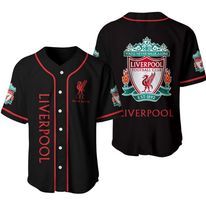 Personalized Liverpool - Baseball Jersey Shirt 3D S100408