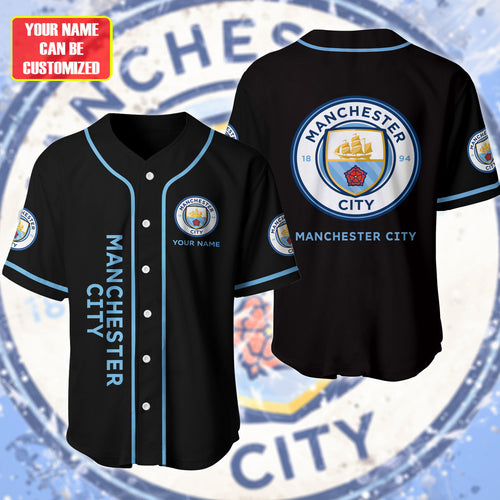 Personalized Manchester City - Baseball Jersey Shirt 3D S120406