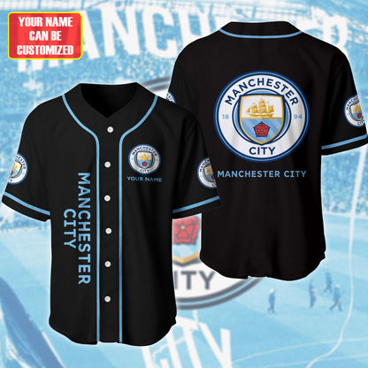 Personalized Manchester City - Baseball Jersey Shirt 3D S120406