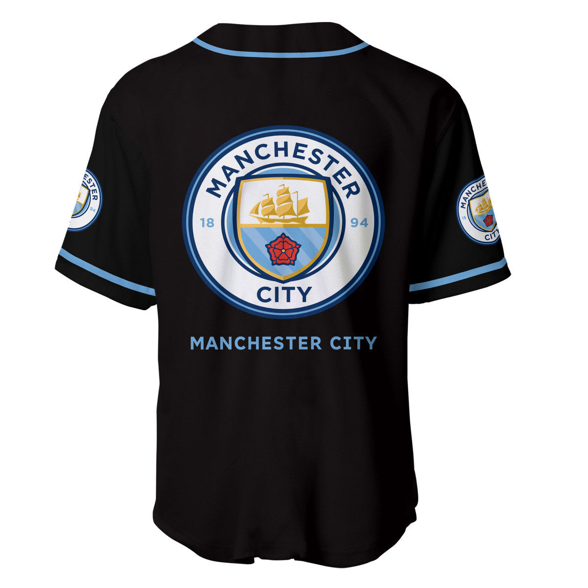 Personalized Manchester City - Baseball Jersey Shirt 3D S120406