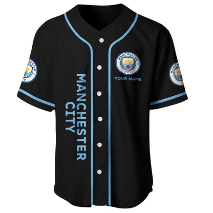 Personalized Manchester City - Baseball Jersey Shirt 3D S120406