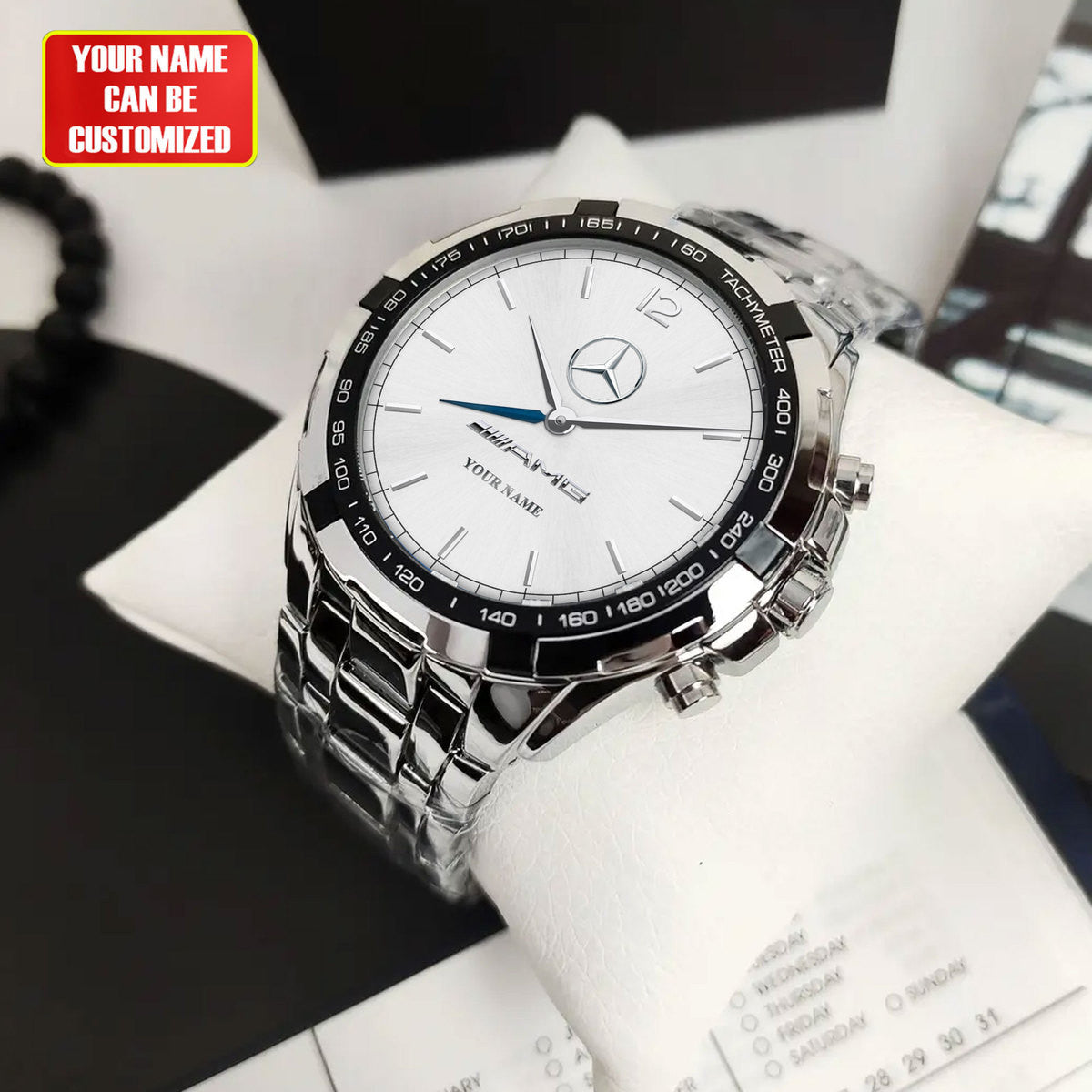 Personalized Merc AMG Alloy Men Quartz Watch P160402