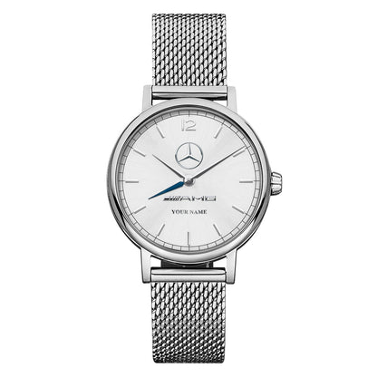 Personalized Merc Stainless Steel Watch Men Women P030402