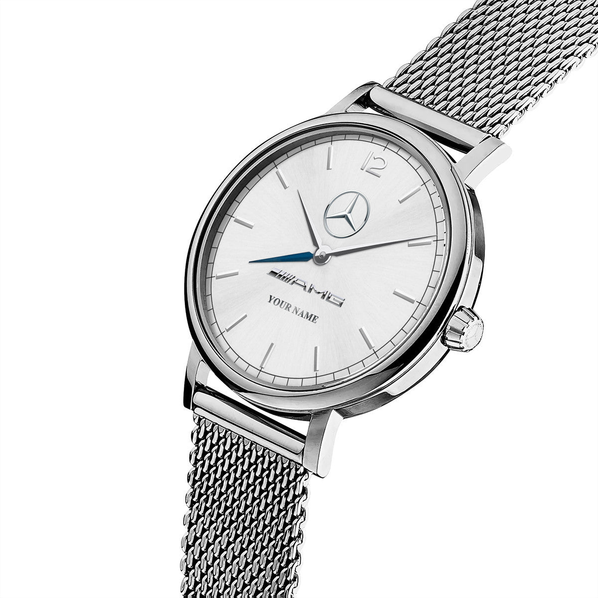 Personalized Merc Stainless Steel Watch Men Women P030402