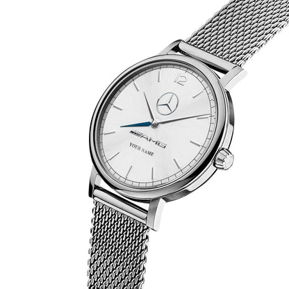 Personalized Merc Stainless Steel Watch Men Women P030402