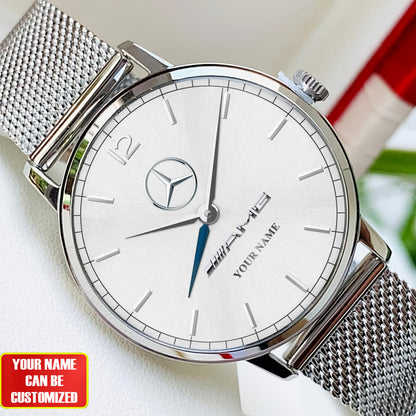 Personalized Merc Stainless Steel Watch Men Women P030402