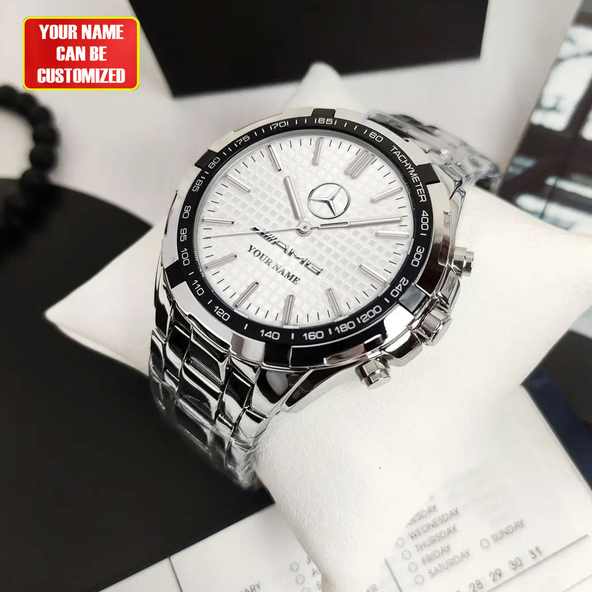 Personalized Merc AMG Luxury Alloy Men Quartz Watch Q160407