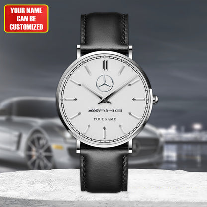Personalized Merc - AMG V1 Luxury Quartz Leather Watch QB220401