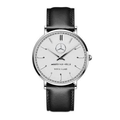 Personalized Merc - AMG V1 Luxury Quartz Leather Watch QB220401
