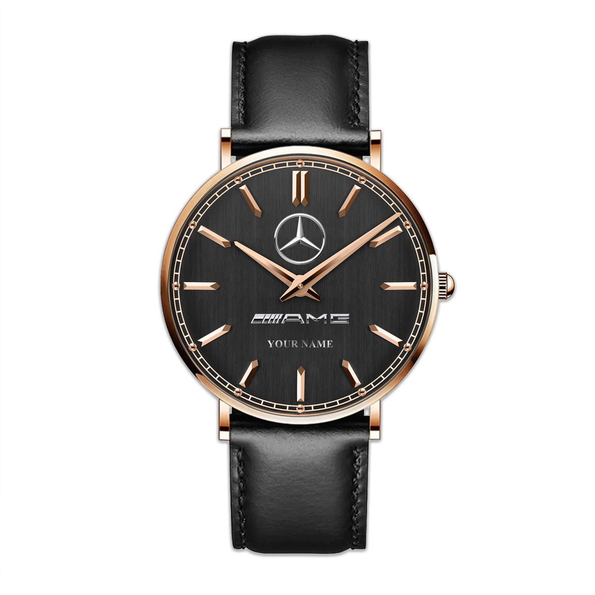 Personalized Merc - AMG V2 Luxury Quartz Leather Watch QB220401